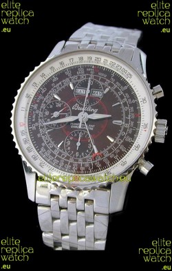 Breitling Navitimer World Swiss Replica Watch in Brown Dial