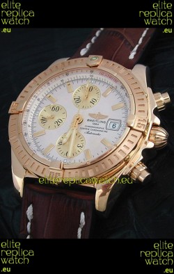 Breitling Windrider Swiss Replica Watch in White Dial