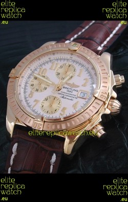 Breitling Windrider Swiss Replica Watch in White Dial
