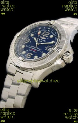 Breitling Superocean Steelfish Swiss Replica Watch in Blue Dial