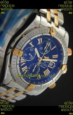 Breitling Chronomat Evolution Swiss Replica Watch in Black Dial