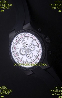 Breitling Bentley PVD Japanese Replica Watch in White Dial