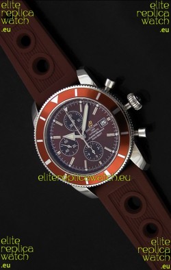 Breitling Superocean Swiss Replica Watch in Brown Dial