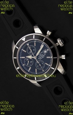 Breitling Superocean Swiss Replica Watch in Black Dial