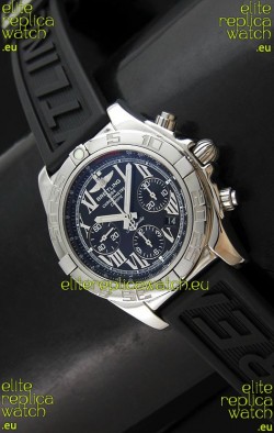 Breitling Chronomat Swiss Replica Watch in Rubber Strap