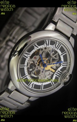Cartier Ballon de Japanese Replica Watch in Black layerd Dial