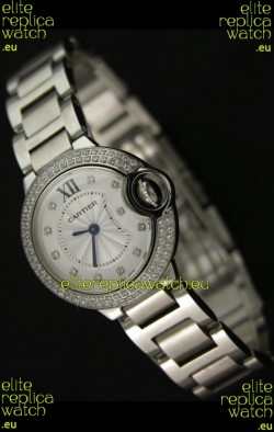 Balon Bleu de Cartier Ladies Japanese Watch in Steel