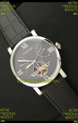 Cartier Calibre de Swiss Tourbillon Grey Watch
