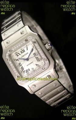 Cartier Santos Swiss Replica Watch - Automatic Movement