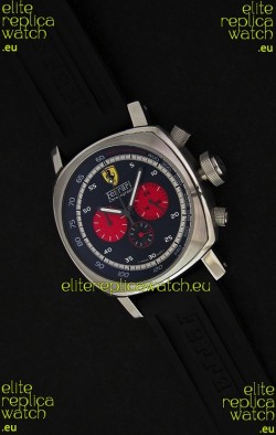 Ferrari Chronograph Japanese Replica Watch in Black Dial