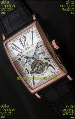 Franck Muller Tourbillon Japanese Replica Watch in White Dial