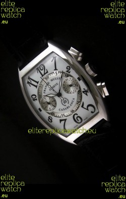 Franck Muller Casa Blanca Japanese Replica Watch in White Dial