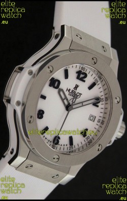 Hublot Big Bang King Swiss Quartz Watch in White Strap
