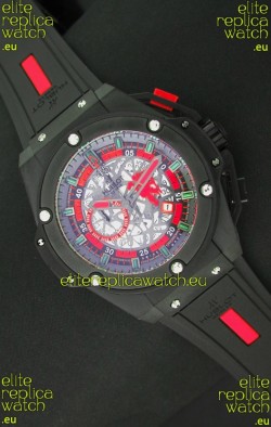 Hublot Big Bang King Power Manchester United Japanese Replica PVD Watch