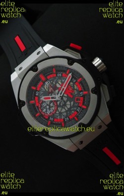 Hublot Big Bang King Power Red Devil Swiss Watch Steel Case