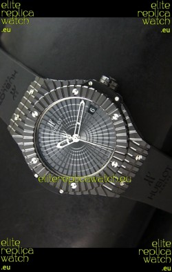 Hublot Caviar Full Black Ceramic Casing Swiss Replica Watch - 1:1 Mirror Replica Watch