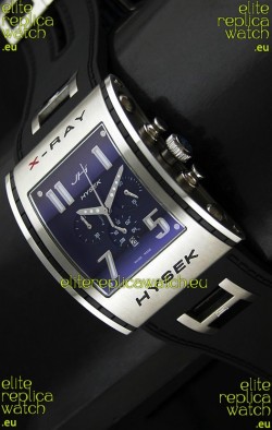 Jorg Hysek X- Ray Japanese Replica Watch in Blue Dial