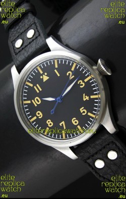 IWC Vintage Big Pilot Swiss Replica Watch in Stainless Steel Casing