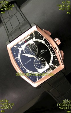 IWC Schaffhausen Japanese Replica Watch in Black