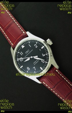 IWC Fliegeruhr International Watch Co. Swiss Automatic Replica Watch in Red Strap