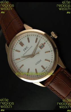 IWC Schaffhausen Ingenuier Vintage Swiss Replica Automatic Rose Gold Watch