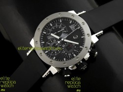Jacob and Co EPIC II Swiss Watch in Black Carbon Dial