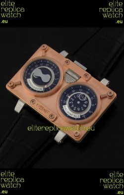 Maximilian Busser and Friends Horological Machine Watch in Pink Gold Casing