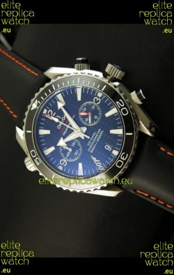 Omega Seamaster The Planet Ocean Japanese Replica Watch in Black