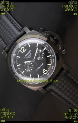 Panerai Luminor FlyBack 1950 Watch in Black PVD