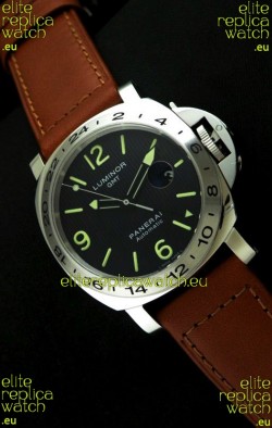 Panerai PAM029M Luminor GMT Swiss Watch - 1:1 Ultimate Mirror Replica