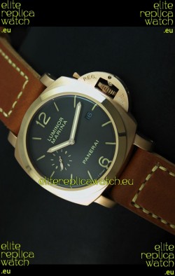 Panerai Luminor Marina 42MM Japanese Replica Watch Pink Gold