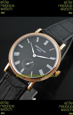Patek Philippe Calatrava Japanese Mens Watch in Grey Dial