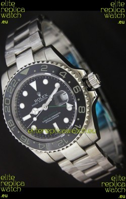 Rolex GMT Master II Swiss Replica Watch in Ceramic Bezel - 1:1 Mirror Replica