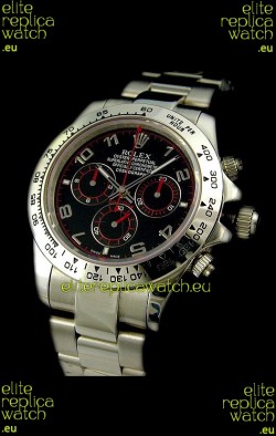 Rolex Daytona Cosmograph Swiss Replica Watch in Black Dial