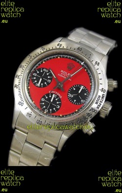 Rolex Oyster Cosmograph Swiss Replica Watch in Red Dial