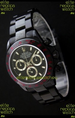 Rolex Daytona Cosmograph Swiss Replica Black PVD Watch 
