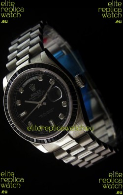 Rolex Day Date 2008 Japanese Replica Watch in Diamond Markers