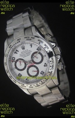 Rolex Daytona Cosmograph Swiss Replica Stainless Steel Watch 