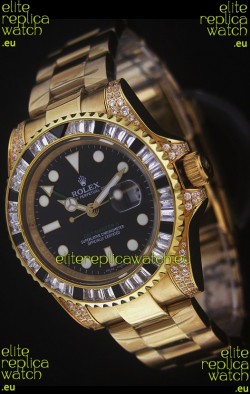 Rolex GMT Master II Swiss Replica Gold Watch