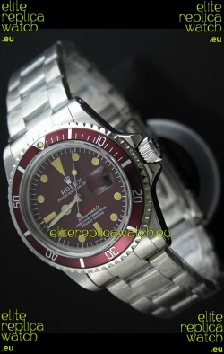 Rolex Vintage Submariner Swiss Replica Watch in Mulberry Dial