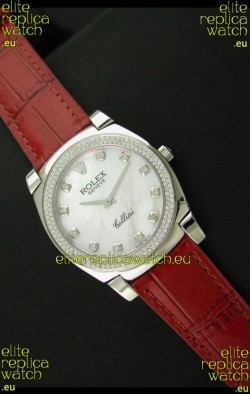 Rolex Cellini Japanese Replica Watch in Diamond Hour Markers