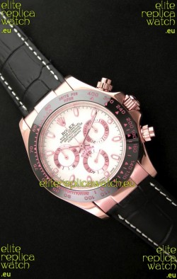 Rolex Daytona Cosmograph Swiss Rose Gold Replica Watch