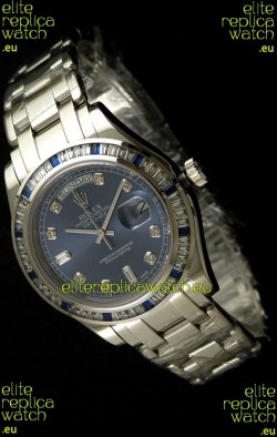 Rolex Oyster Perpetual Day Date Japanese Automatic Watch in Midnite Blue Dial
