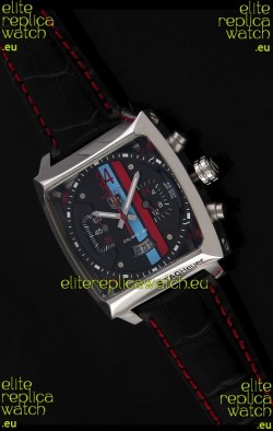 Tag Heuer Monaco Twenty Four Concept Chronograph Watch in Black Dial