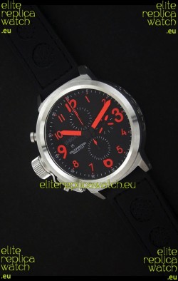 U-Boat Flightdeck Watch in Black Dial