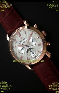 Vacheron Constantin Perpetual Calendar Japanese Watch in White Dial