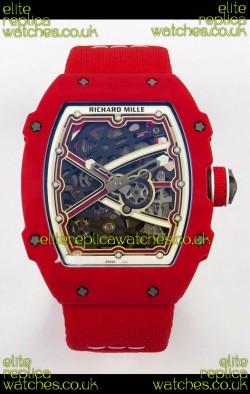 Richard Mille RM67-02 Red NTPT 37 Grams CRMA7 Clone Movement 