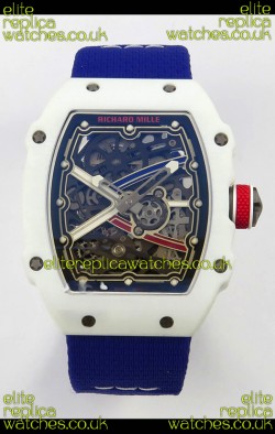 Richard Mille RM67-02 White NTPT 37 Grams CRMA7 Clone Movement 