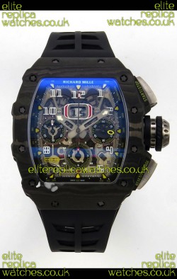 Richard Mille RM11-03 Black Carbon TPT Case Super Clone Watch 