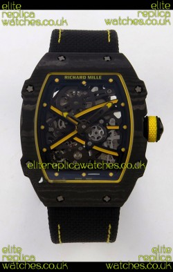 Richard Mille RM67-02 Black NTPT Velcro Strap CRMA7 Clone Movement 